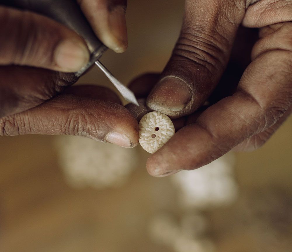 Jijivisha Nepal Sustainable Clothing Bones to Buttons Materials 