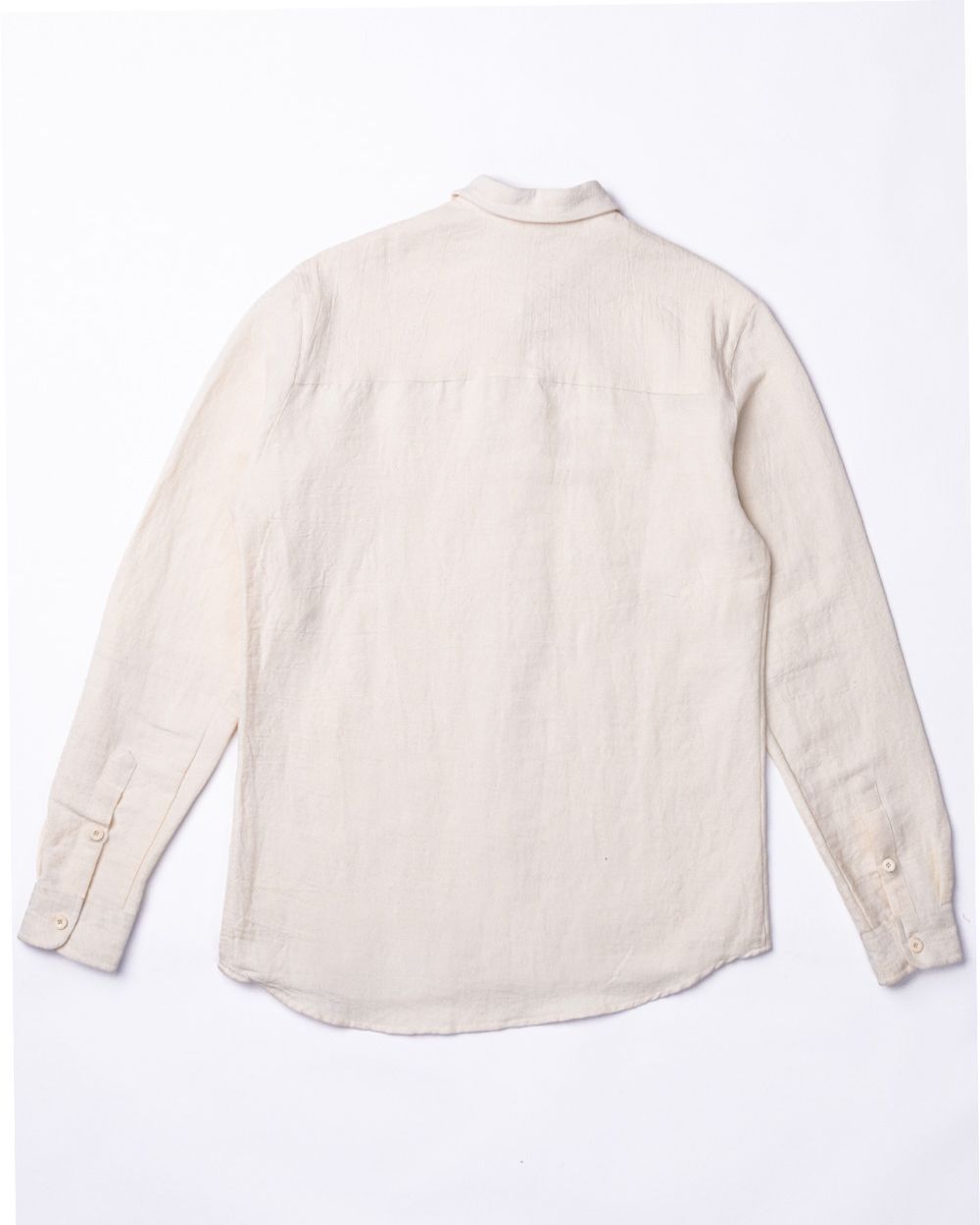 Jijivisha Nepal Sustainable Clothing Jyoti Shirt Powder White Back