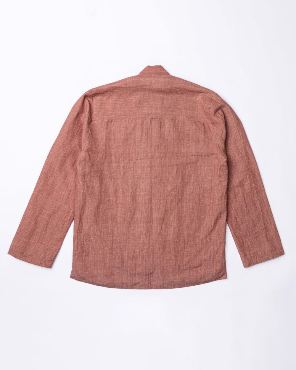 Jijivisha Nepal Sustainable Clothing Dhumba Jacket Terracotta Rust Back