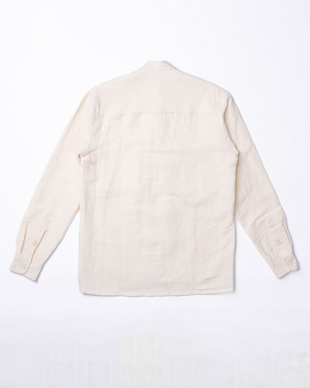Jijivisha Nepal Sustainable Clothing Jhong Shirt Powder White Back