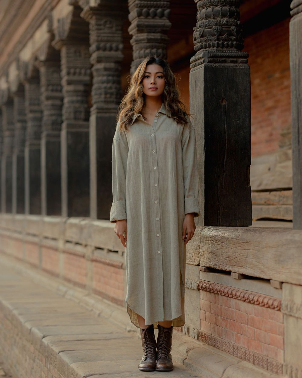 Jijivisha Nepal Sustainable Clothing Bhaktapur Collections Women Hiti Dress