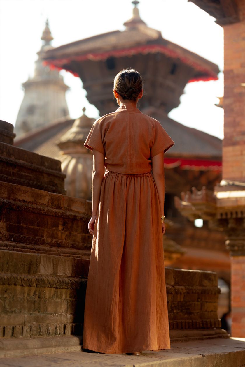Jijivisha Nepal Sustainable Clothing Bhaktapur Collections Women Thanicha Top