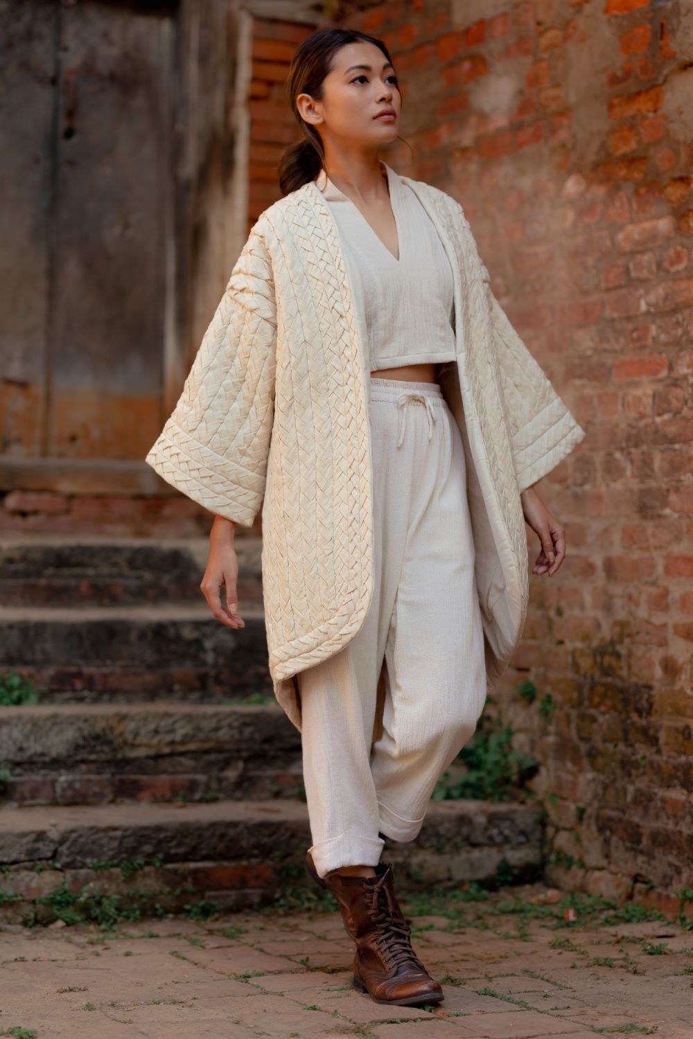 Jijivisha Nepal Sustainable Clothing Bhaktapur Collections Women Devi Coat