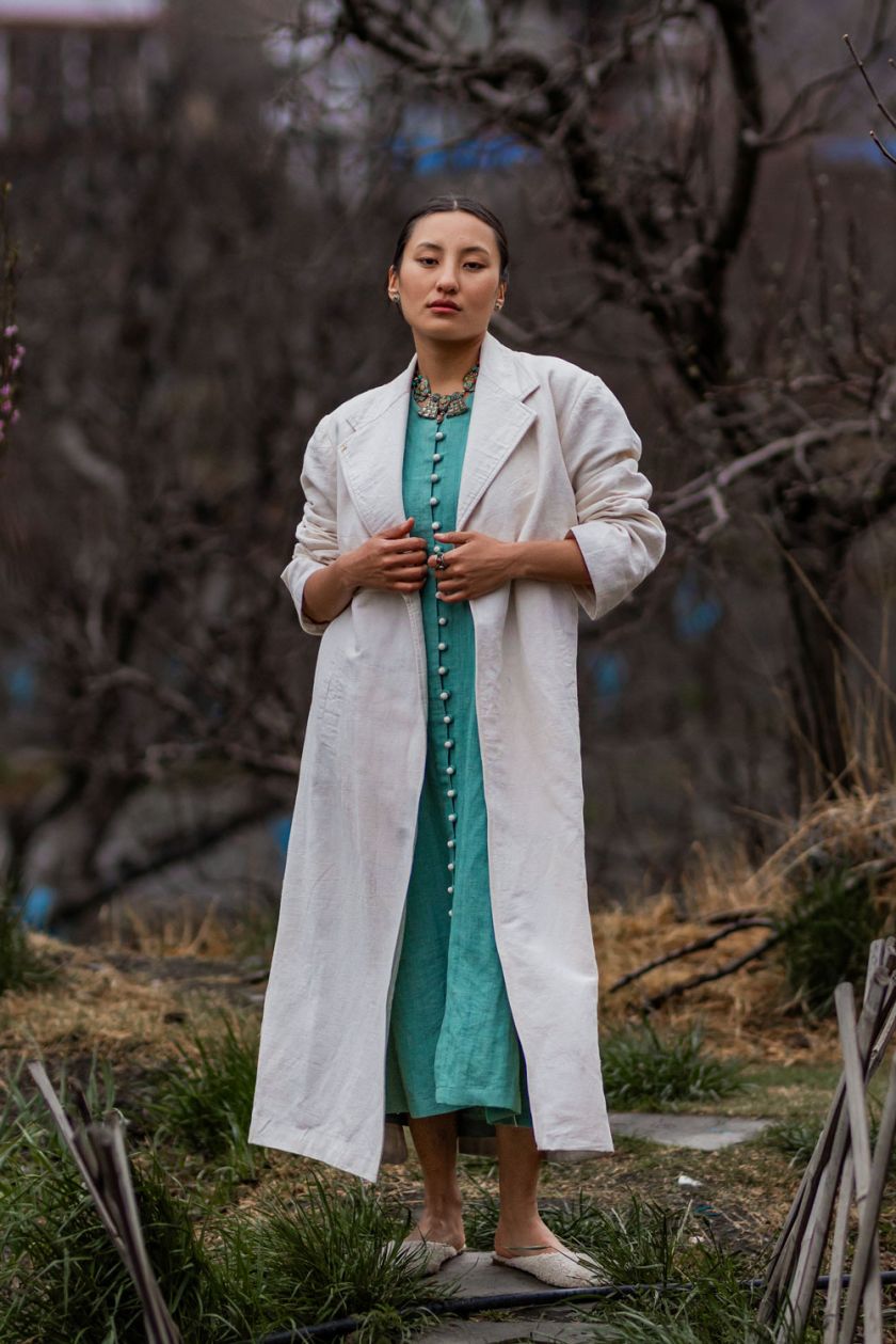 Jijivisha Nepal Sustainable Clothing Women Outer Varsha Trench