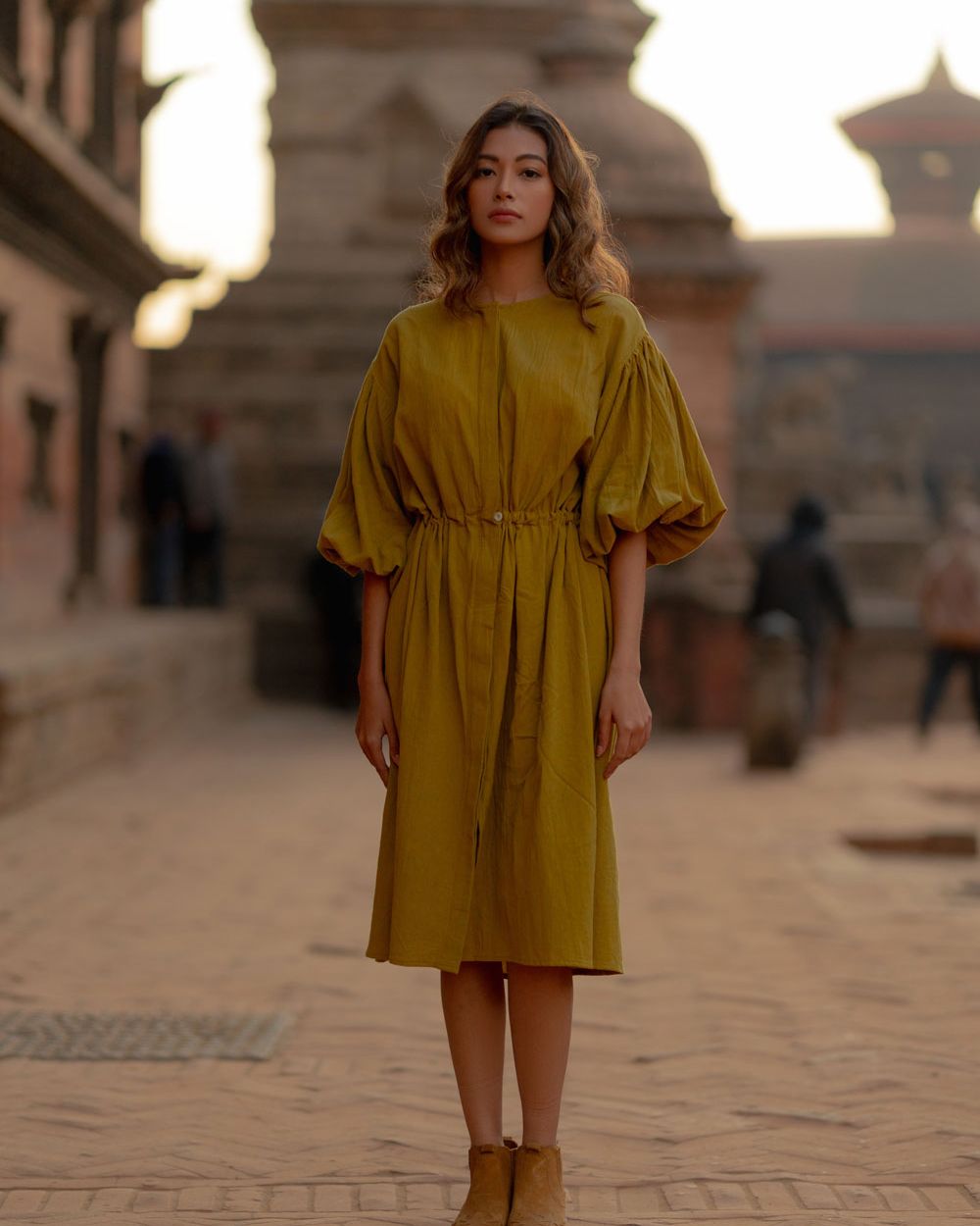 Jijivisha Nepal Sustainable Clothing Bhaktapur Collections Women Jatra Dress