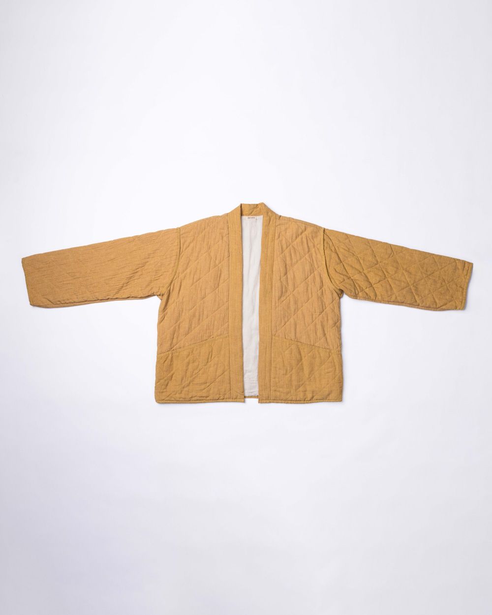 Jijivisha Nepal Sustainable Clothing Gumba Jacket Marigold Yellow Alternate