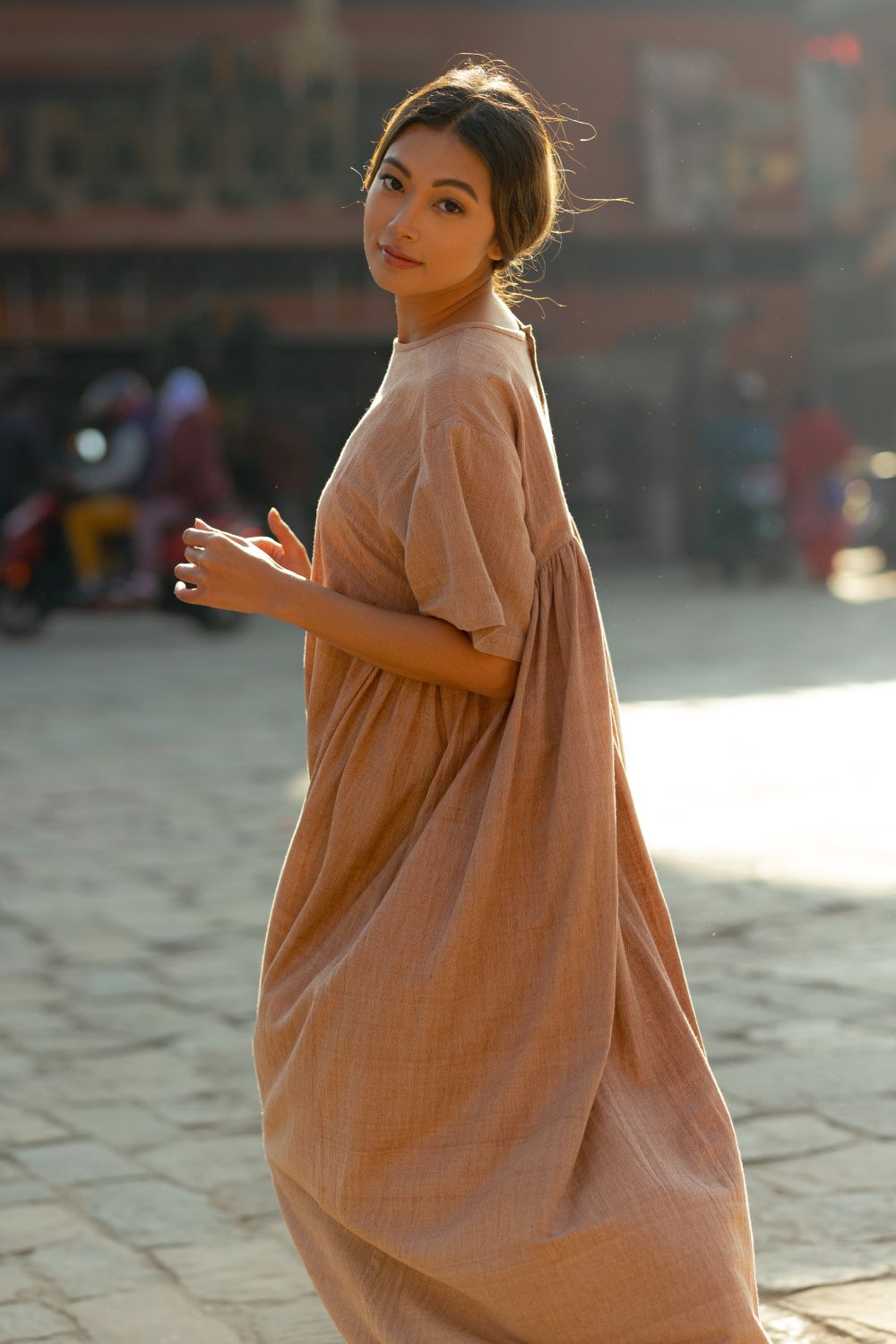 Jijivisha Nepal Sustainable Clothing Bhaktapur Collections Women Nyatapola Dress