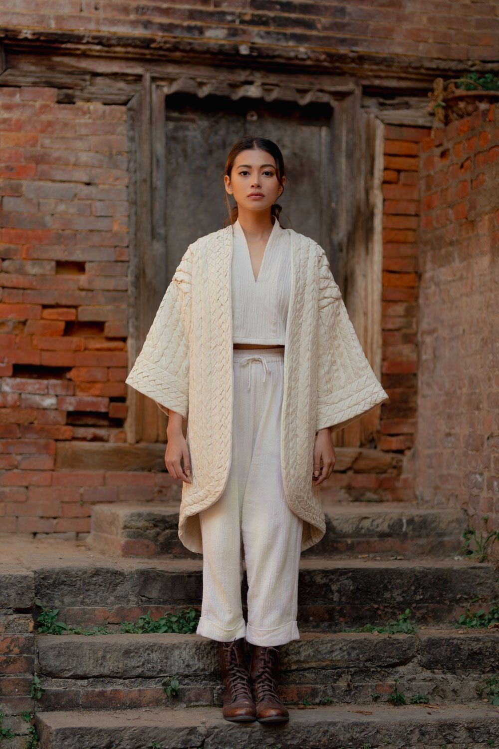Jijivisha Nepal Sustainable Clothing Bhaktapur Collections Women Devi Coat