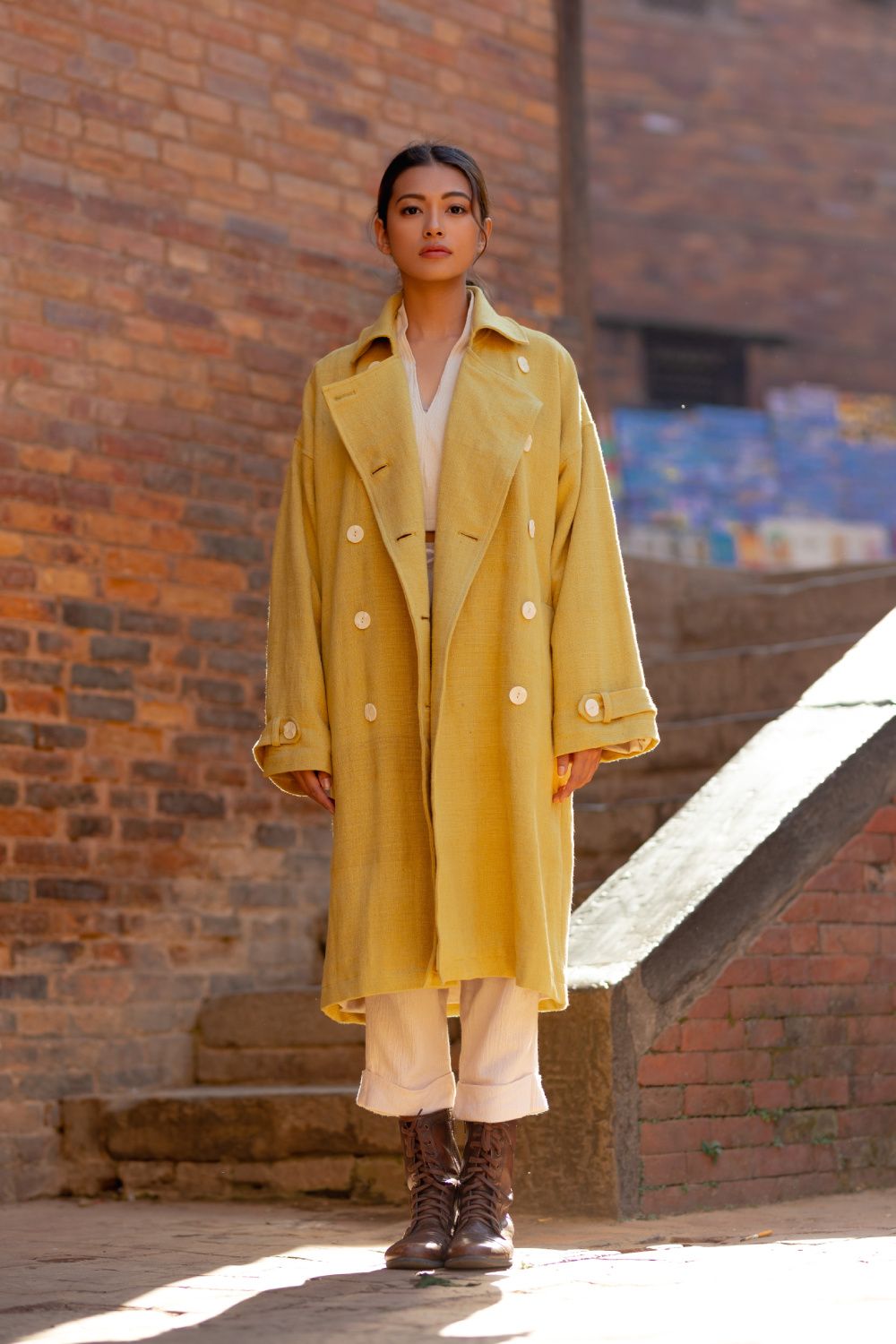 Jijivisha Nepal Sustainable Clothing Bhaktapur Collections Women Lakhey Coat