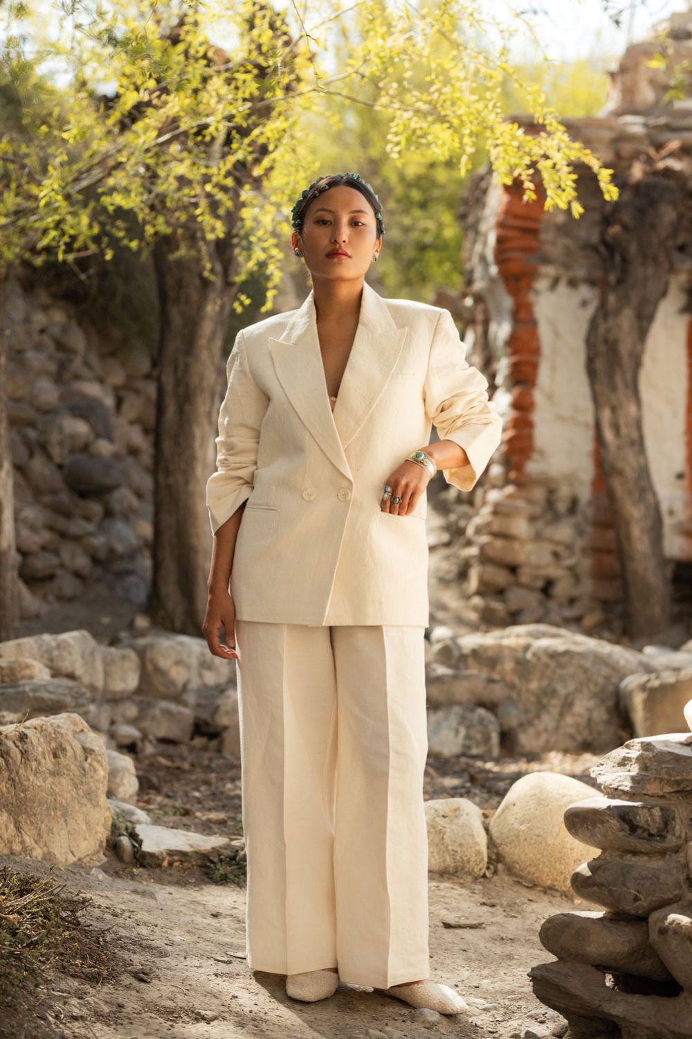 Jijivisha Nepal Sustainable Clothing Women Outer Vayu Blazer