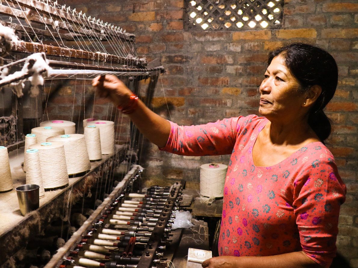 Jijivisha Nepal Sustainable Clothing Hand Weaving Women