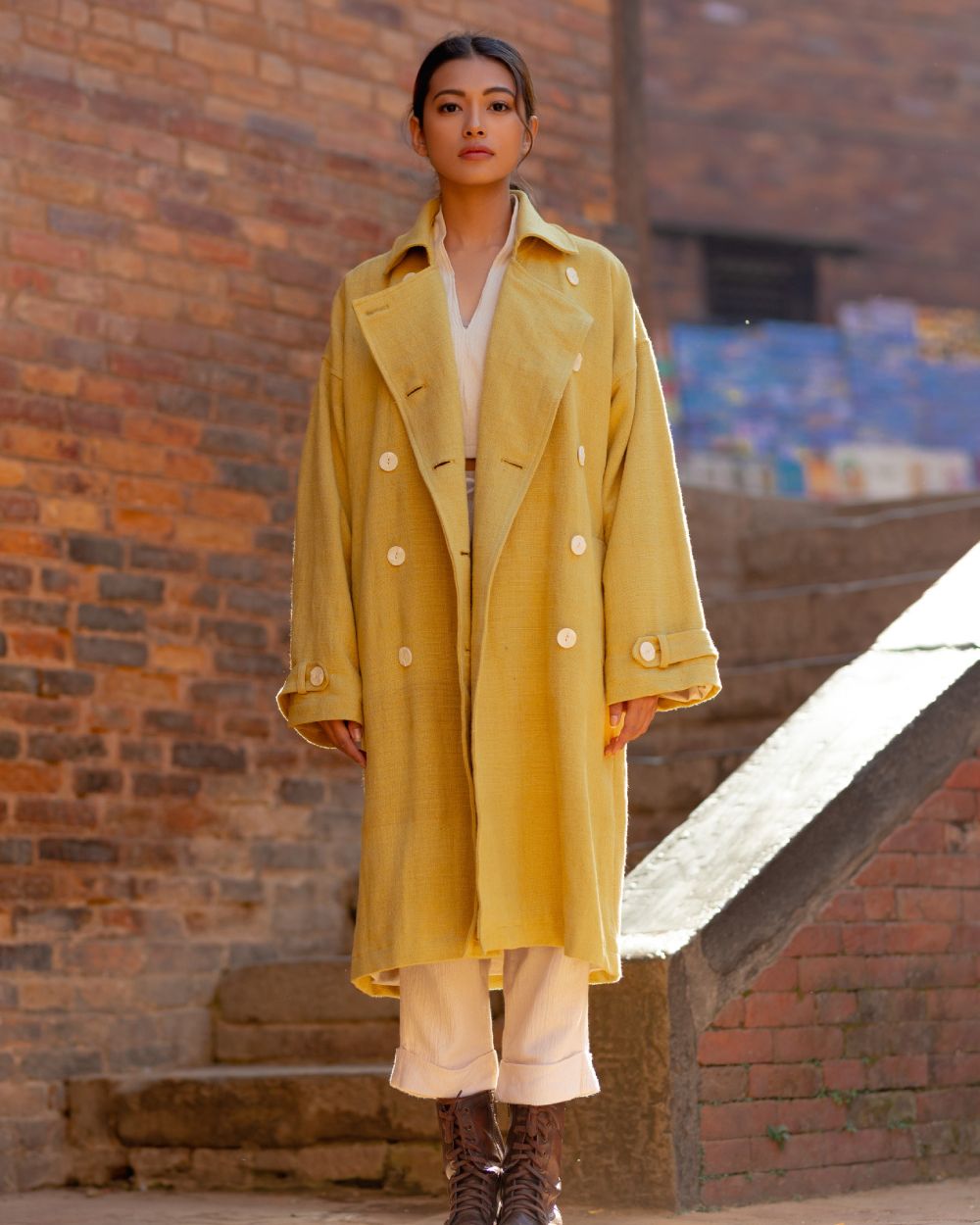 Jijivisha Nepal Sustainable Clothing Bhaktapur Collections Women Lakhey Coat