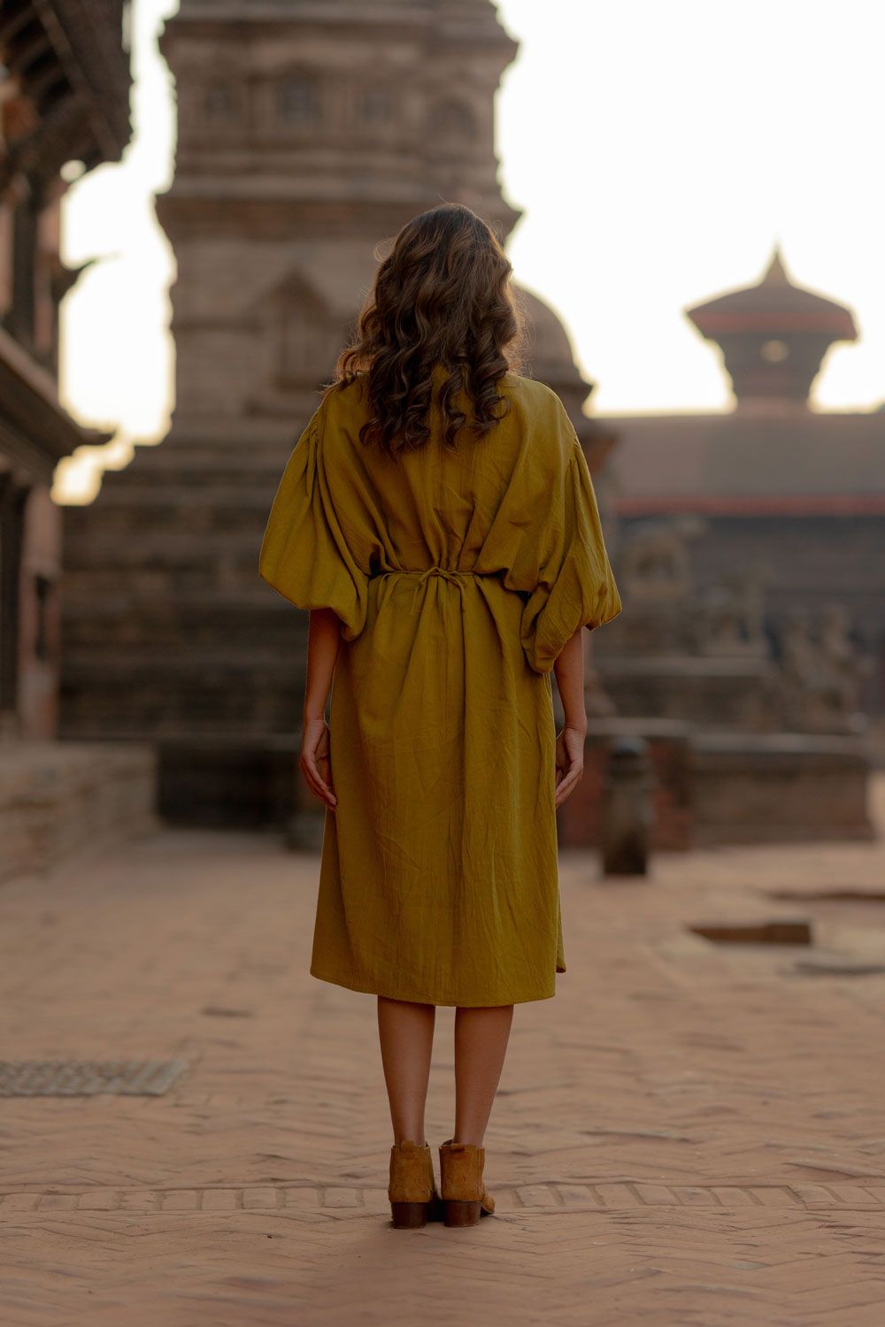 Jijivisha Nepal Sustainable Clothing Bhaktapur Collections Women Jatra Dress