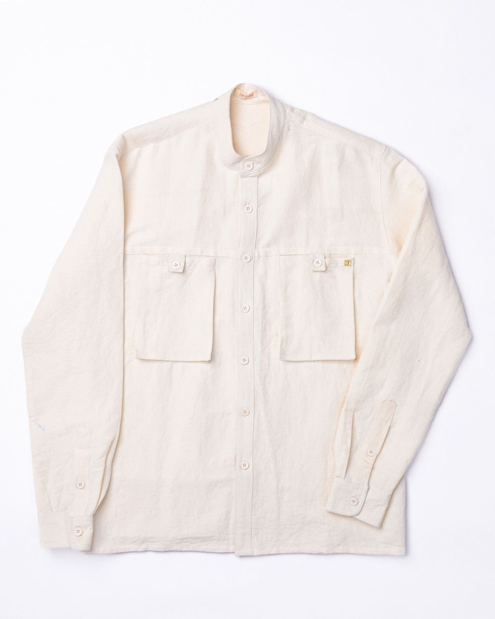Jijivisha Nepal Sustainable Clothing Jhong Shirt Powder White Front