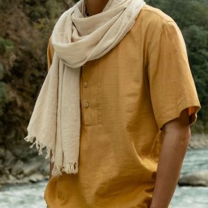 Jijivisha Nepal Sustainable Clothing Mustang Collections Accessories Upatyaka Scarf